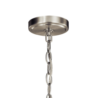 KICHLER 52279NI Tula Four Light Foyer Chandelier Brushed Nickel