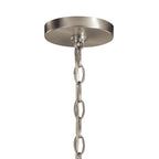 KICHLER 52304NI Capitol Hill 22" 6 Light Chandelier In Brushed Nickel