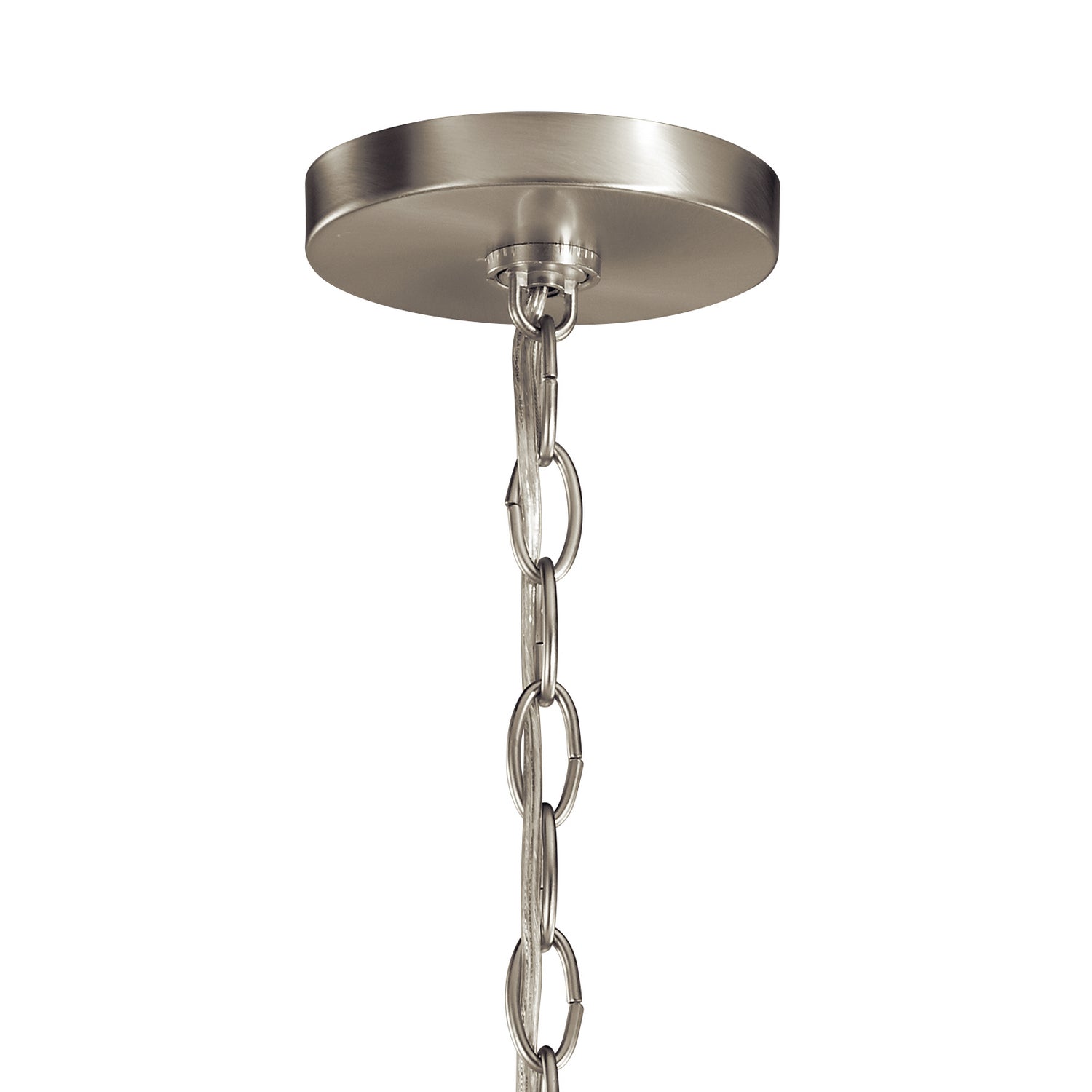 KICHLER 52304NI Capitol Hill 22" 6 Light Chandelier In Brushed Nickel