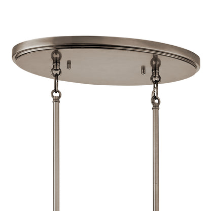 KICHLER 52315CLP Nye Eight Light Chandelier Classic Pewter