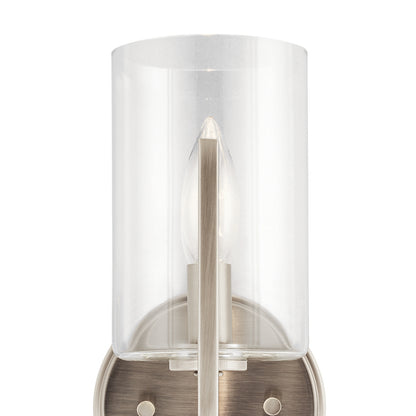 KICHLER 52316CLP Nye One Light Wall Sconce Classic Pewter