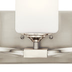 KICHLER 55002NI Marette 22.75" 3 Light Vanity Light With Satin Etched Cased Opal Glass In Brushed Nickel
