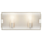 KICHLER 55006SN Logan Two Light Linear Bath Satin Nickel