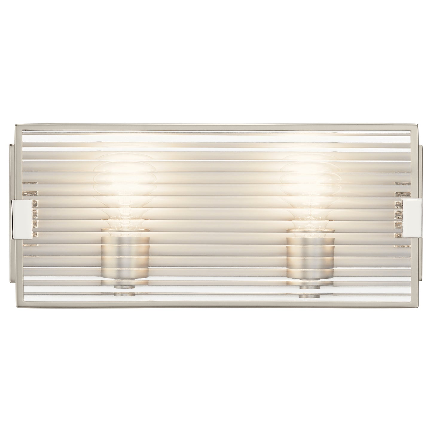 KICHLER 55006SN Logan Two Light Linear Bath Satin Nickel