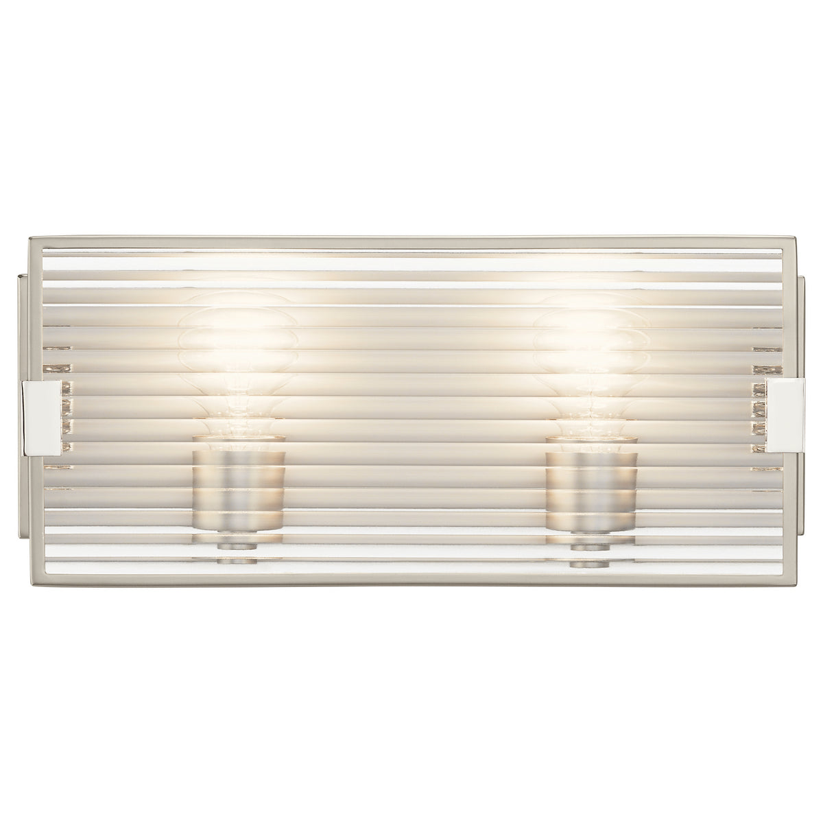 KICHLER 55006SN Logan Two Light Linear Bath Satin Nickel