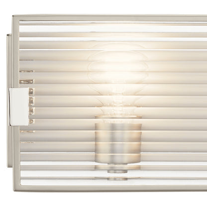 KICHLER 55006SN Logan Two Light Linear Bath Satin Nickel
