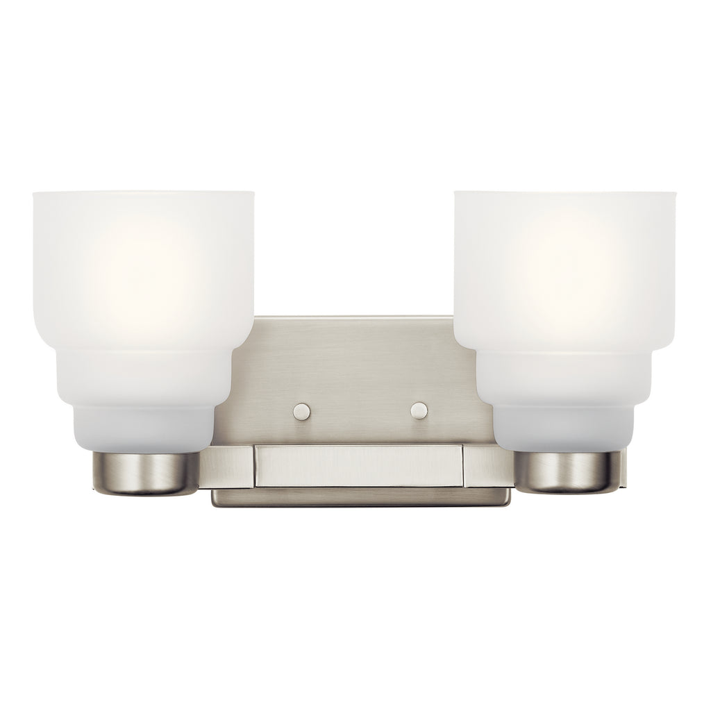 KICHLER 55011NI Vionnet Two Light Bath Brushed Nickel