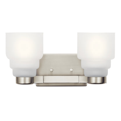KICHLER 55011NI Vionnet Two Light Bath Brushed Nickel