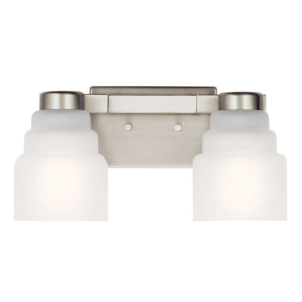 KICHLER 55011NI Vionnet Two Light Bath Brushed Nickel