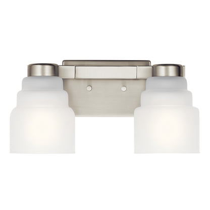KICHLER 55011NI Vionnet Two Light Bath Brushed Nickel