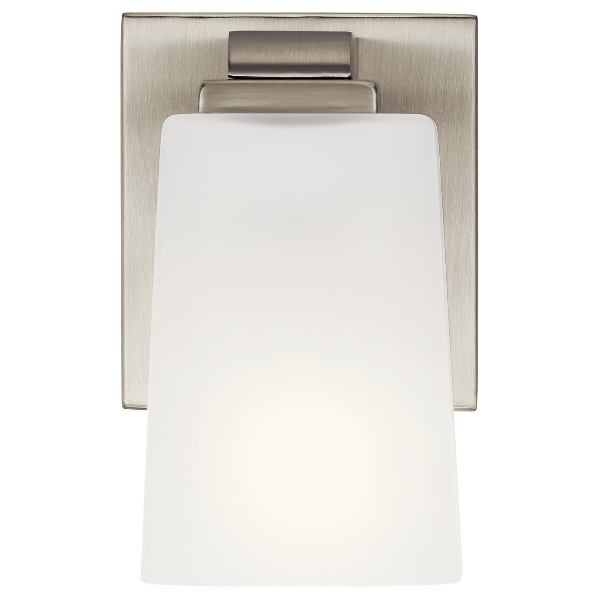 KICHLER 55015NI Roehm 1 Light Wall Sconce Brushed Nickel