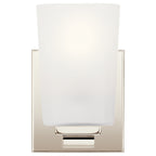 KICHLER 55015PN Roehm One Light Wall Sconce Polished Nickel