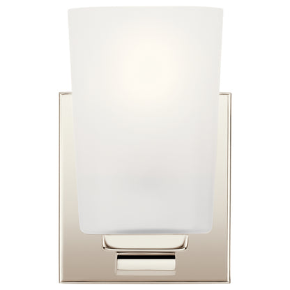 KICHLER 55015PN Roehm One Light Wall Sconce Polished Nickel