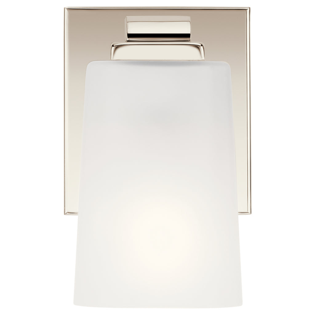 KICHLER 55015PN Roehm One Light Wall Sconce Polished Nickel