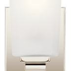 KICHLER 55015PN Roehm One Light Wall Sconce Polished Nickel