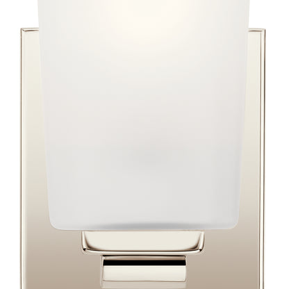 KICHLER 55015PN Roehm One Light Wall Sconce Polished Nickel