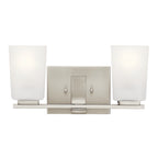 KICHLER 55016NI Roehm 2 Light Vanity Light Brushed Nickel