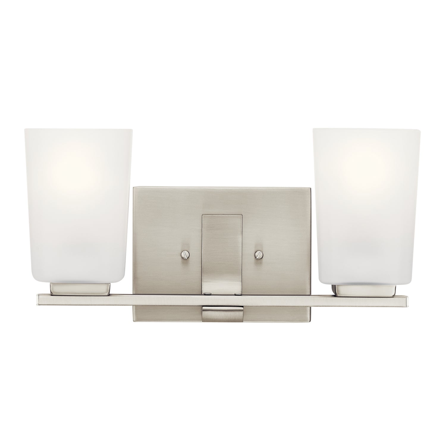 KICHLER 55016NI Roehm 2 Light Vanity Light Brushed Nickel