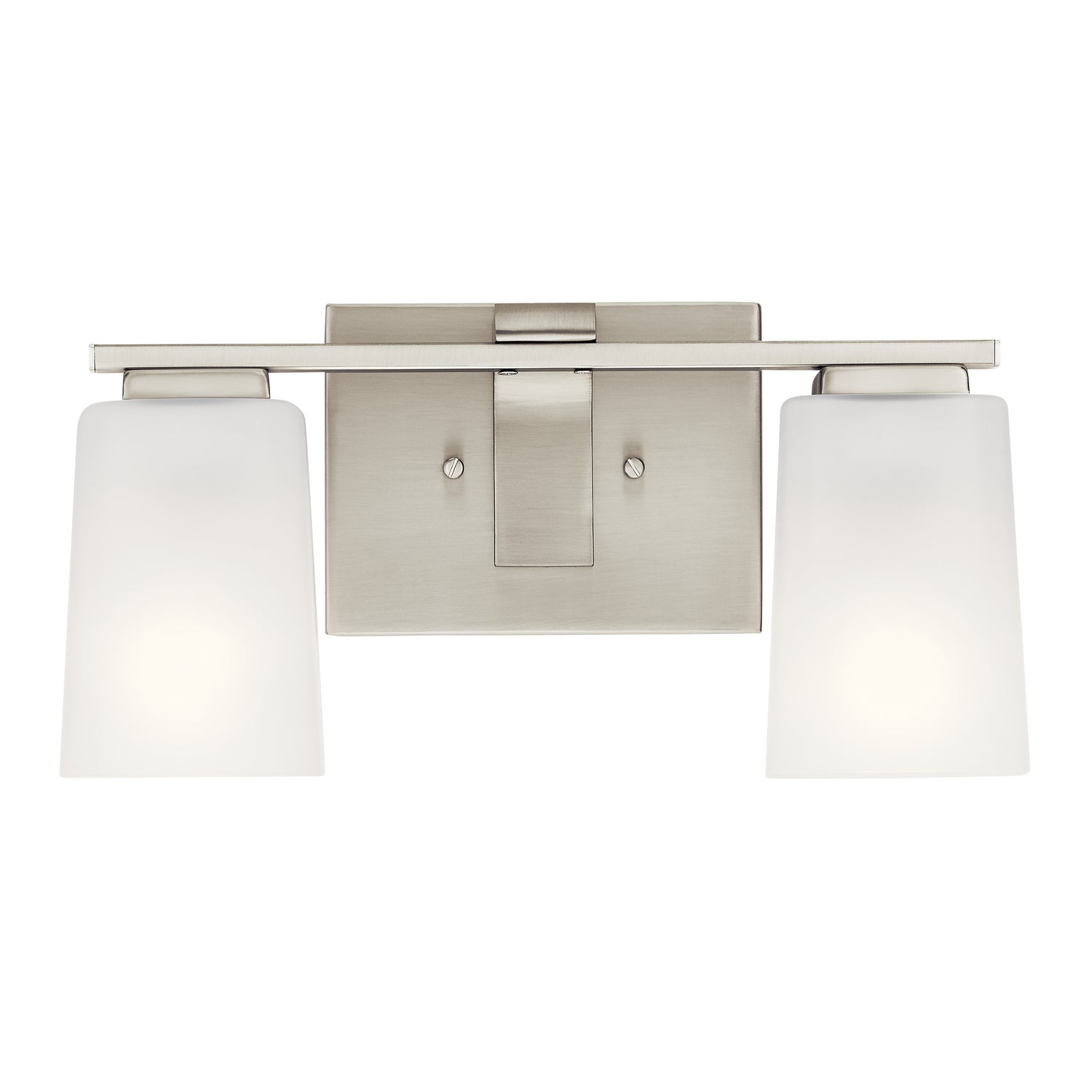 KICHLER 55016NI Roehm 2 Light Vanity Light Brushed Nickel