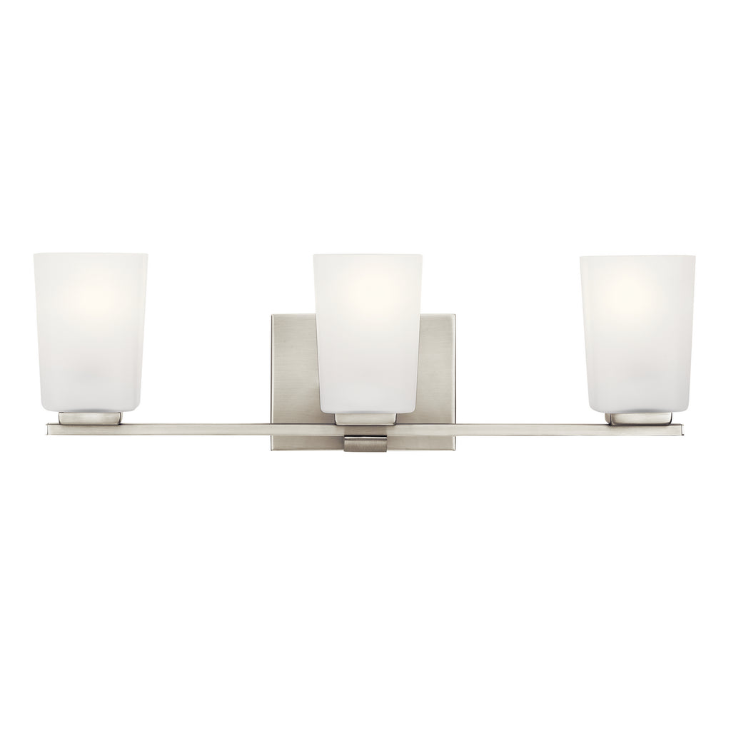 KICHLER 55017NI Roehm 3 Light Vanity Light Brushed Nickel