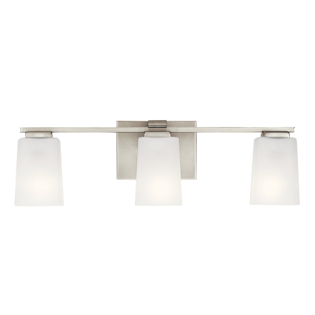 KICHLER 55017NI Roehm 3 Light Vanity Light Brushed Nickel