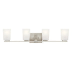 KICHLER 55018NI Roehm 4 Light Vanity Light Brushed Nickel