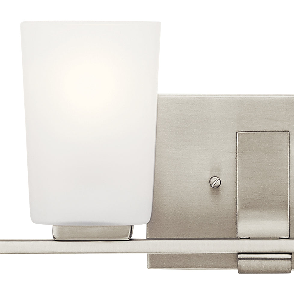 KICHLER 55018NI Roehm 4 Light Vanity Light Brushed Nickel