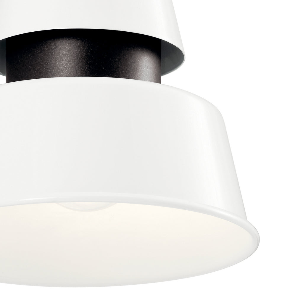 KICHLER 59001WH Lozano 9.75" 1 Light Wall Light White