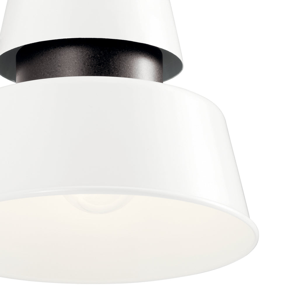 KICHLER 59002WH Lozano 13" 1 Light Wall Light White