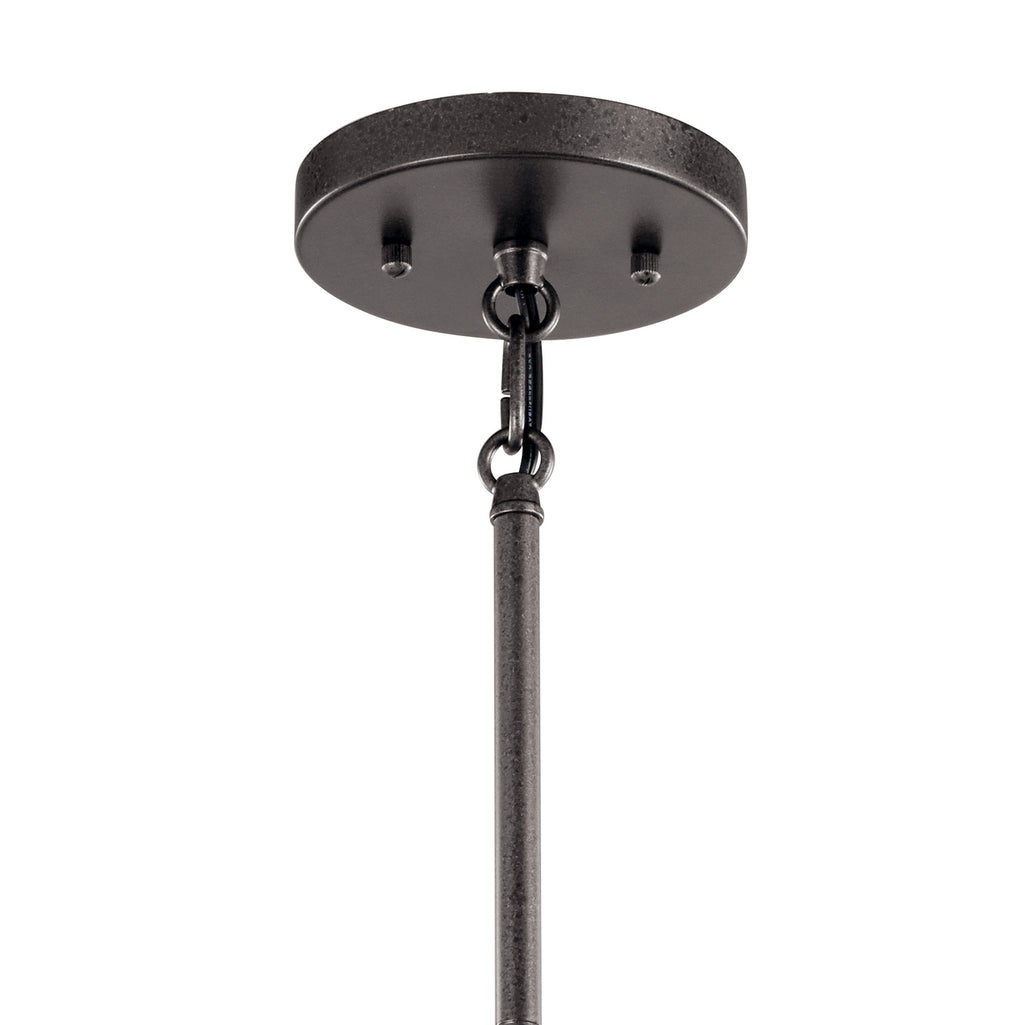 KICHLER 59003WH Lozano 9.5" 1 Light Pendant White