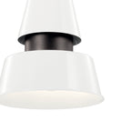 KICHLER 59003WH Lozano 9.5" 1 Light Pendant White