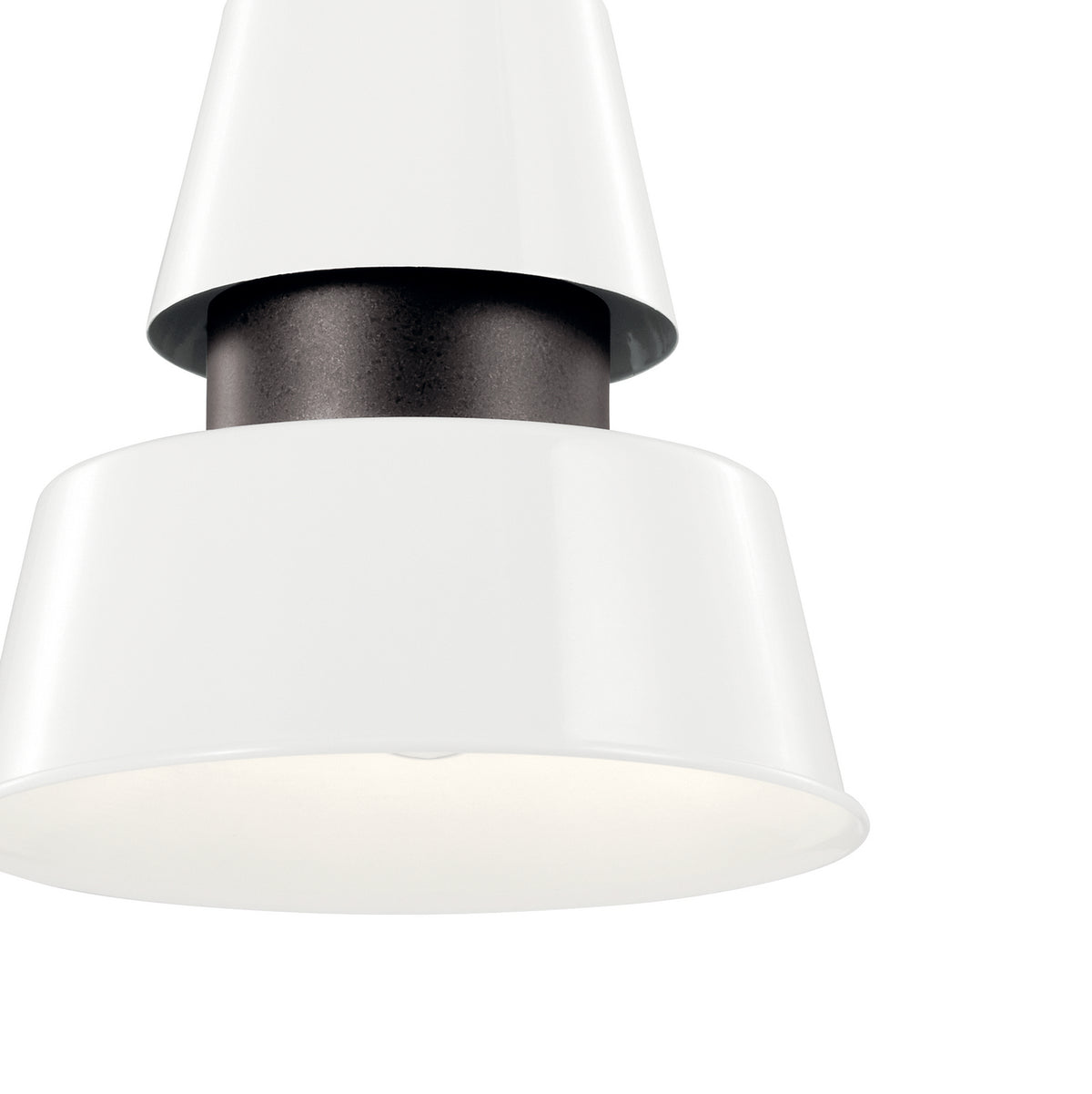 KICHLER 59003WH Lozano 9.5" 1 Light Pendant White