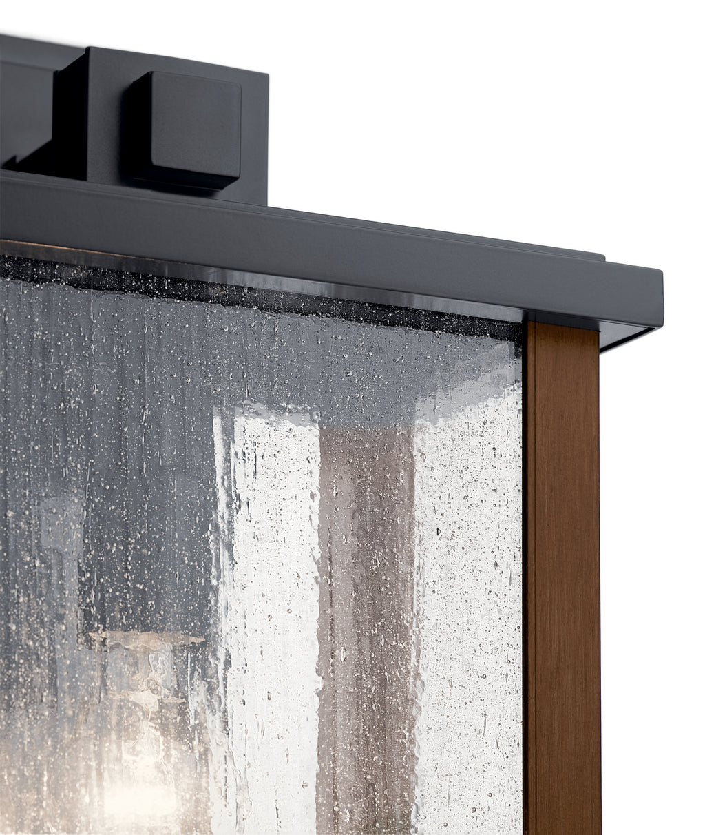 KICHLER 59018BK Marimount 17" 1 Light Outdoor Wall Light With Clear Glass In Black