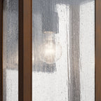 KICHLER 59018BK Marimount 17" 1 Light Outdoor Wall Light With Clear Glass In Black