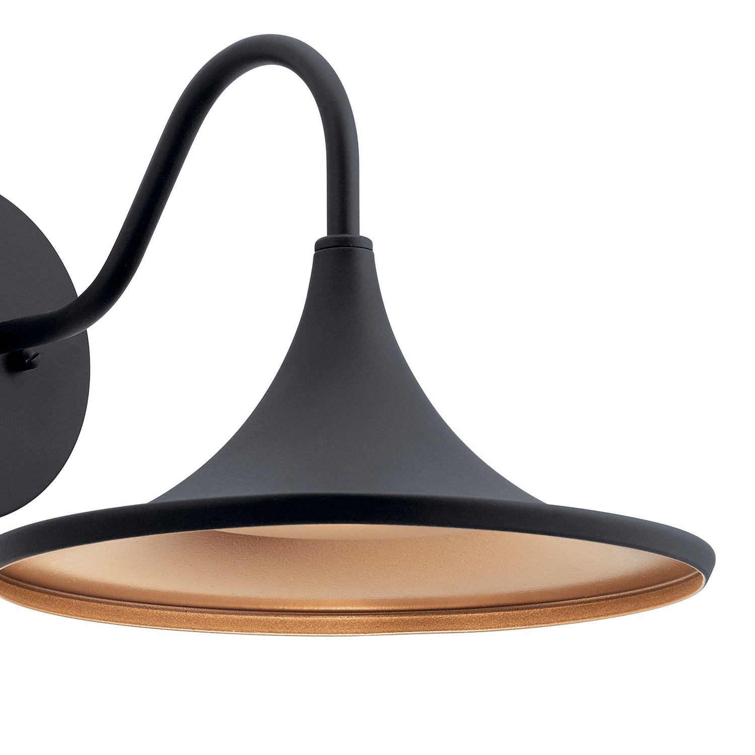 KICHLER 59028BKTLED Elias Led 3000K 9" Wall Light Textured Black