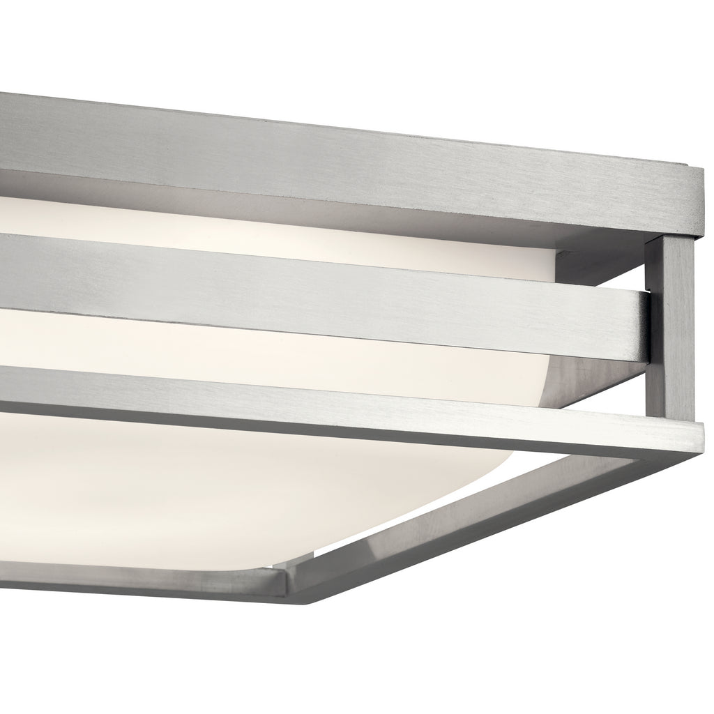KICHLER 59037BALED Ryler Led 3000K 12" Ceiling Light Brushed Aluminum