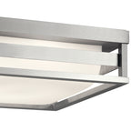 KICHLER 59037BALED Ryler Led 3000K 12" Ceiling Light Brushed Aluminum