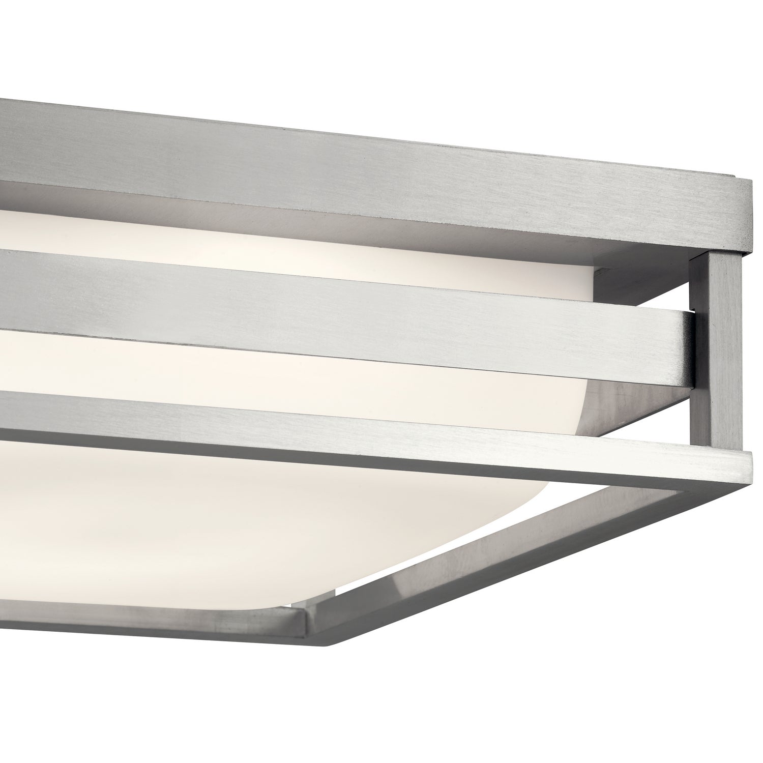 KICHLER 59037BALED Ryler Led 3000K 12" Ceiling Light Brushed Aluminum