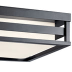 KICHLER 59037BKLED Ryler Led 3000K 12" Ceiling Light Textured Black