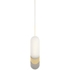 ELAN 83210CG Shima LED 3000K 5.75" Pendant Champagne Gold