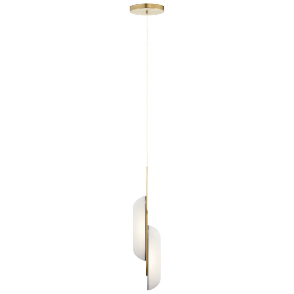 ELAN 83210CG Shima LED 3000K 5.75" Pendant Champagne Gold
