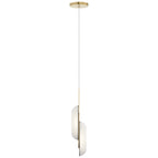 ELAN 83210CG Shima LED 3000K 5.75" Pendant Champagne Gold