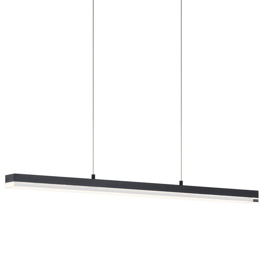 KICHLER 83593MBK Gorve Led 3000K 39.25" Linear Chandelier Matte Black
