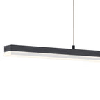 KICHLER 83593MBK Gorve Led 3000K 39.25" Linear Chandelier Matte Black