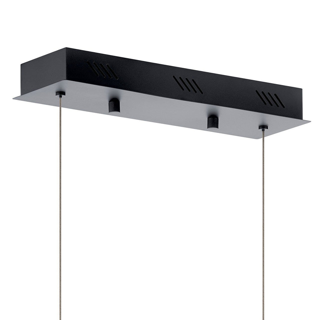 KICHLER 83593MBK Gorve Led 3000K 39.25" Linear Chandelier Matte Black