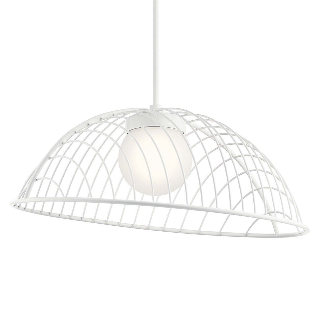 KICHLER 84095WH Clevo Led Pendant White