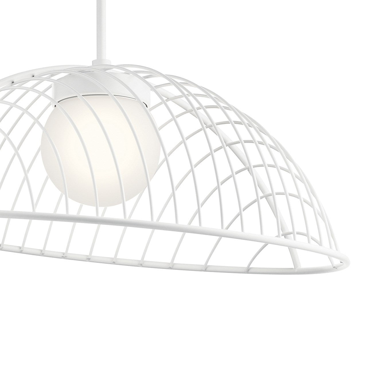KICHLER 84095WH Clevo Led Pendant White
