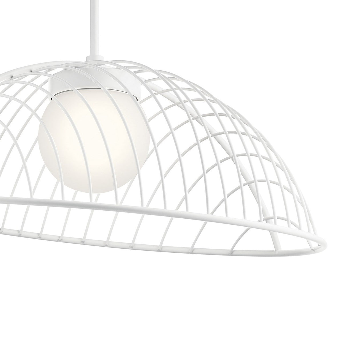 KICHLER 84095WH Clevo Led Pendant White