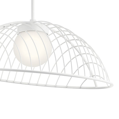 KICHLER 84095WH Clevo Led Pendant White