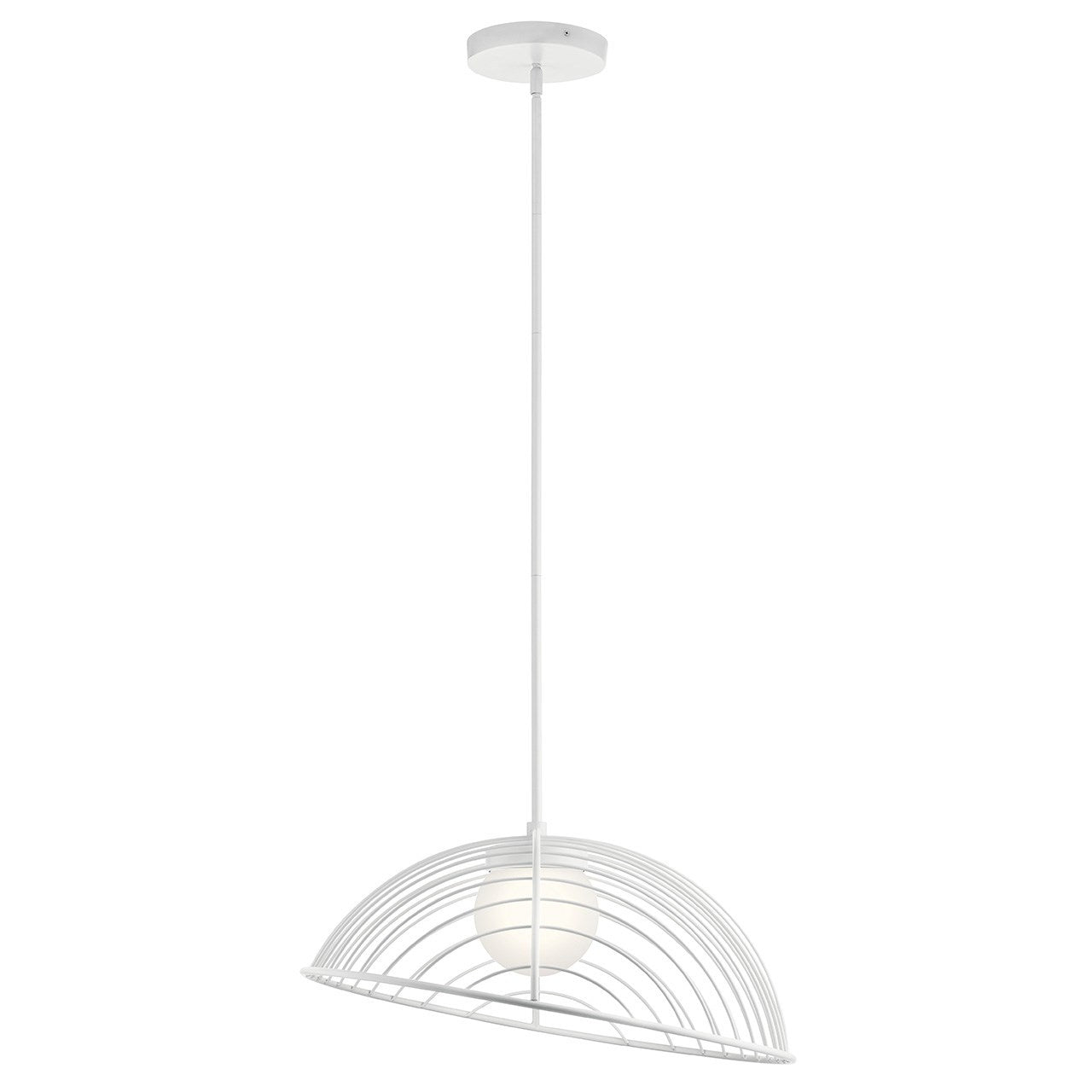 KICHLER 84095WH Clevo Led Pendant White